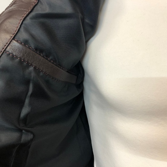 Genuine Leather bomber jacket art#2115 brown - Picture 3 of 6